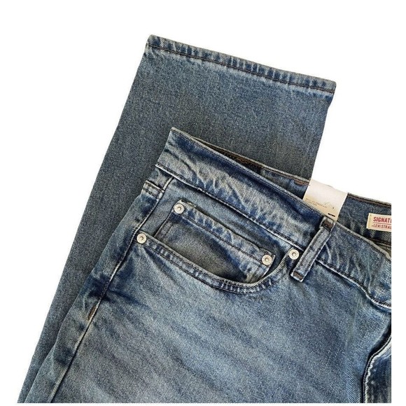 Signature by Levi Strauss Slim Fit Denim Jeans  Mens Size 38X30 - Picture 14 of 14